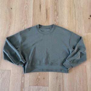 lululemon softstreme perfectly oversized cropped crew